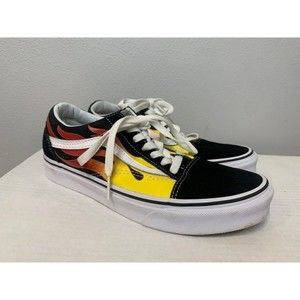 Vans Unisex Old Skool Flame Skate Shoe